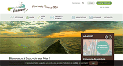 Desktop Screenshot of mairie-beauvoirsurmer.fr