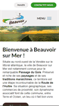 Mobile Screenshot of mairie-beauvoirsurmer.fr