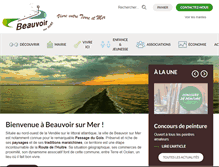 Tablet Screenshot of mairie-beauvoirsurmer.fr